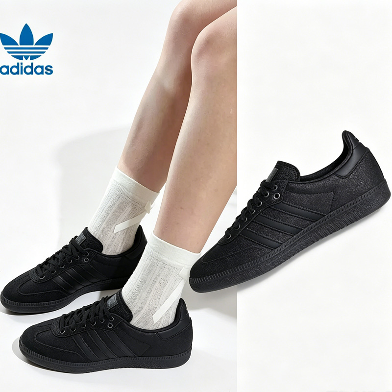 Adidas Shoes Samba - Adidas KI6265 All Black Retro damessneakers