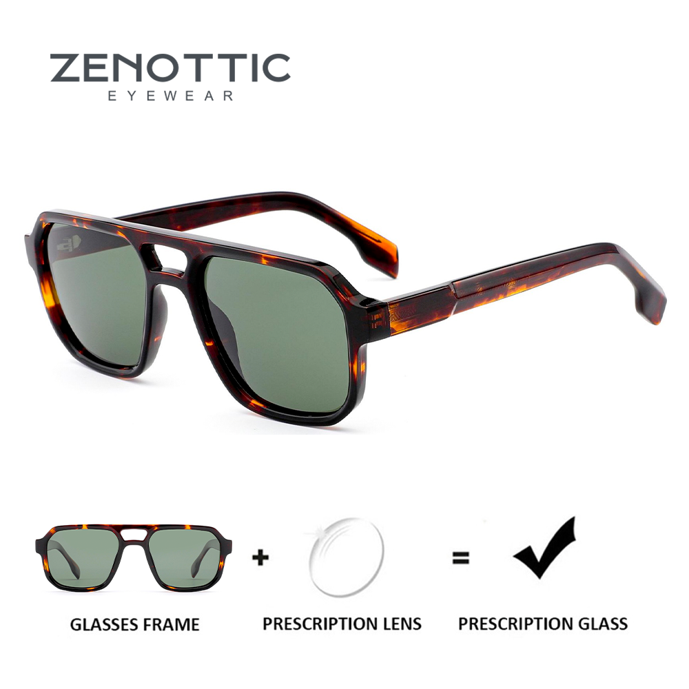 Sunglasses Aviator Polarized - ZENOTTIC Stijlvolle Bijziendheid Aviator Recept Zonnebril
