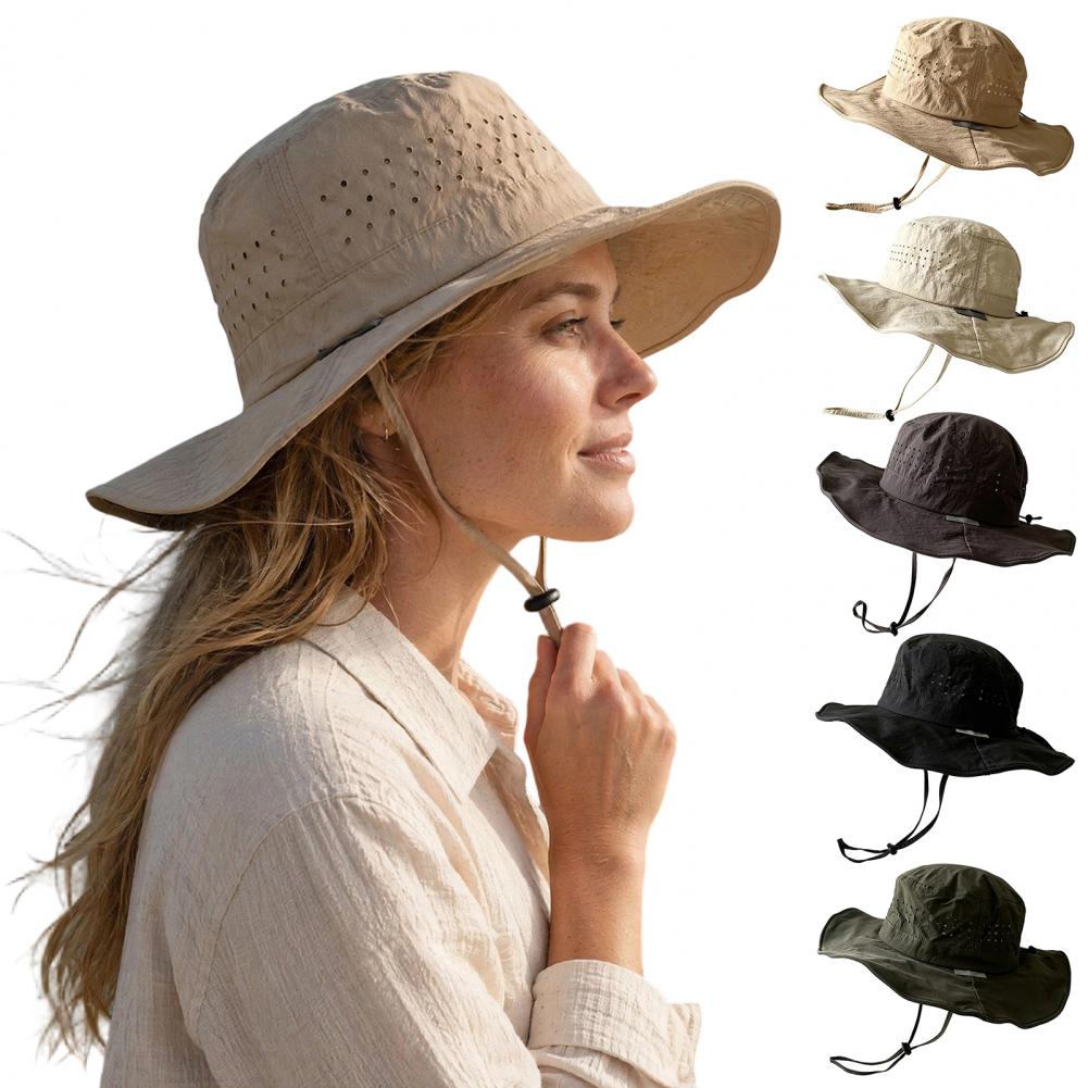 Packable Hat Nylon - UPF50+ ademende nylon mesh zonnehoed met
