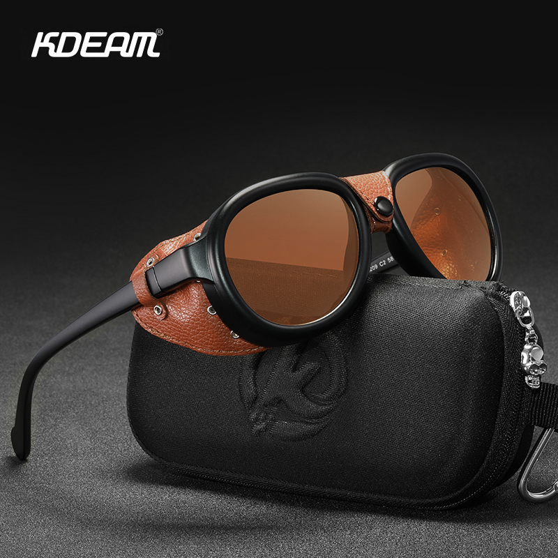 KDEAM Pilot Zonnebril Steampun - Sunglasses Aviator Polarized recensie en prijs