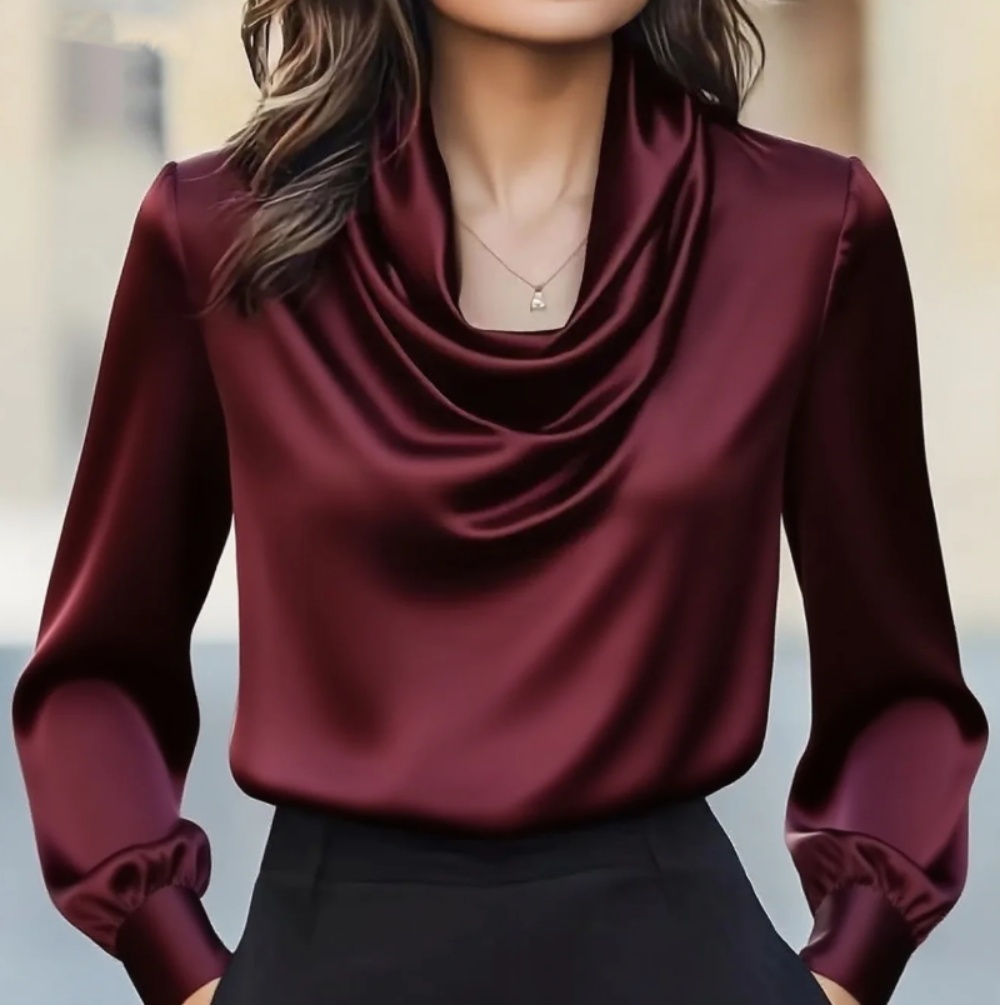 Herfstmode elegant temperament - Shirt Camp Collar recensie en prijs