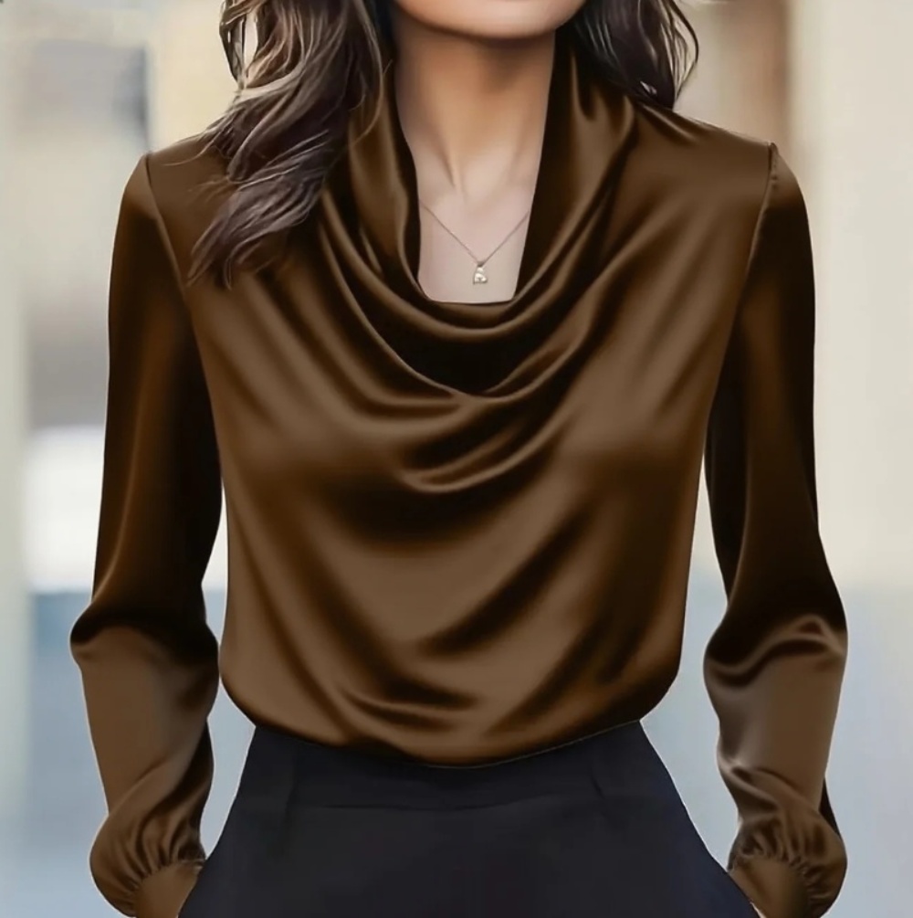 Herfstmode elegant temperament - Shirt Camp Collar recensie en prijs