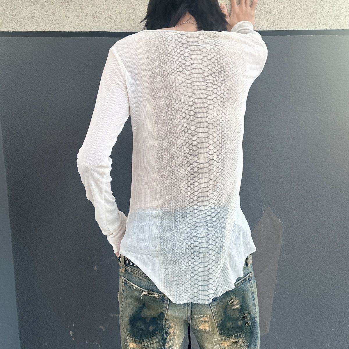 Tops met lange mouwen, zwarte  - Tee Graphic Print recensie en prijs