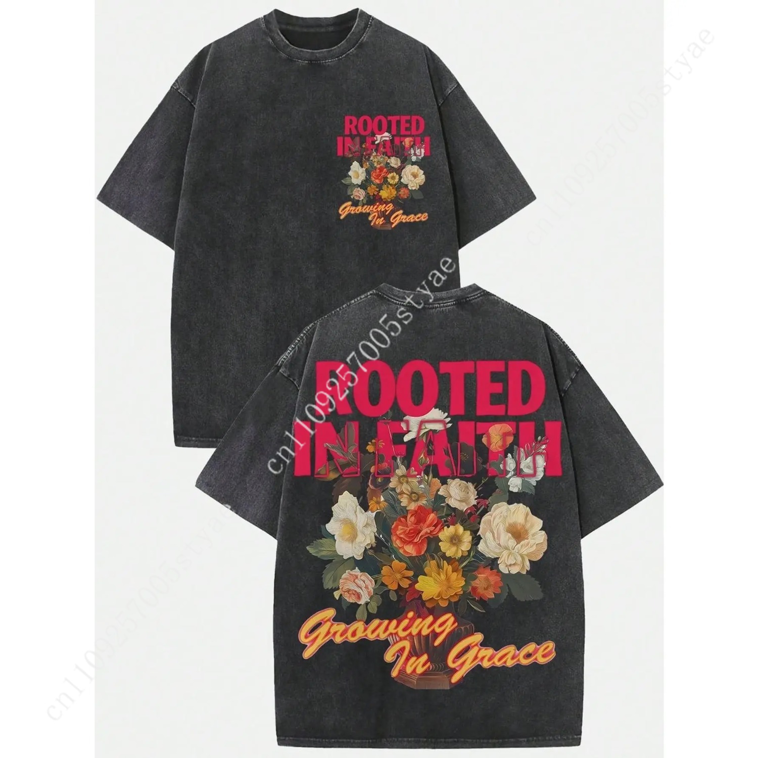 Dames Vintage Gewassen 230gsm  - Tee Graphic Print recensie en prijs