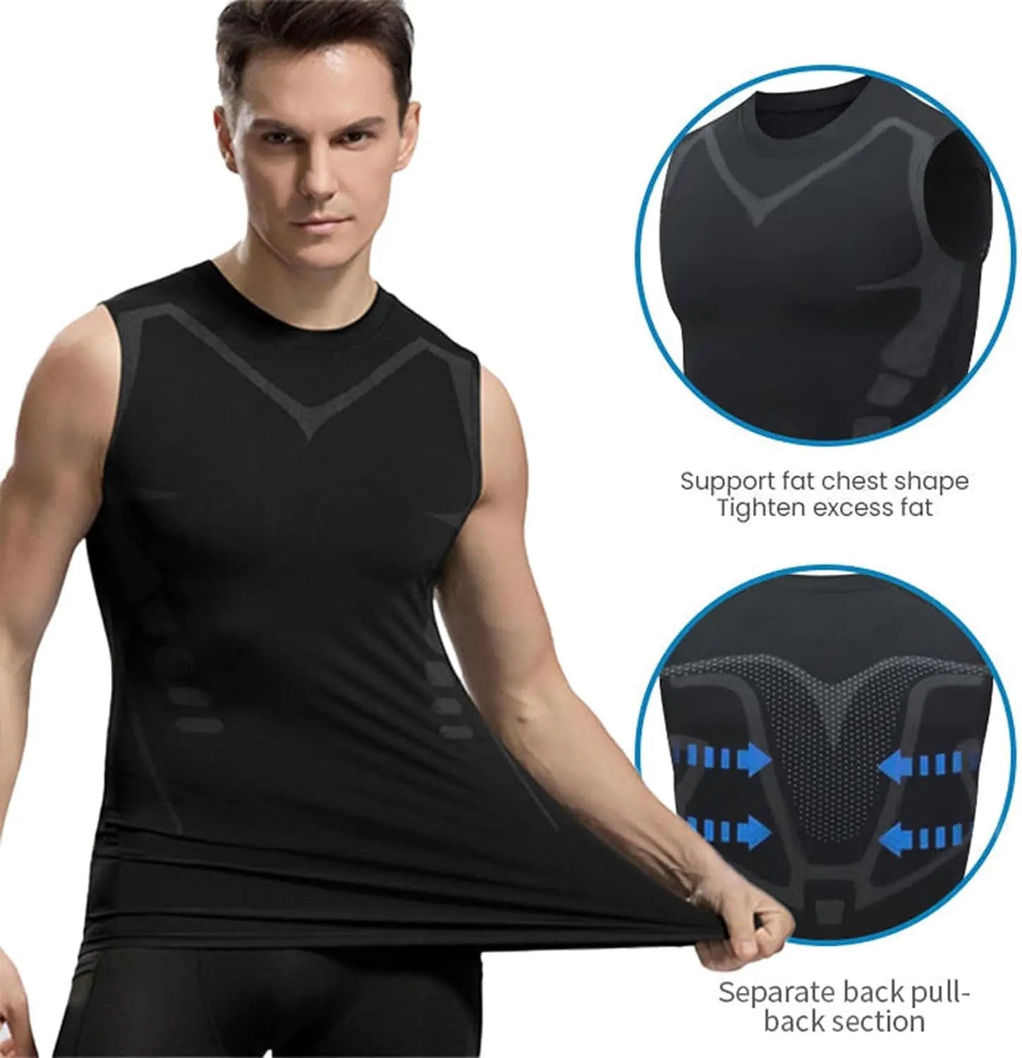 Compressietanktop Heren Gymshi - Tank Top Muscle recensie en prijs