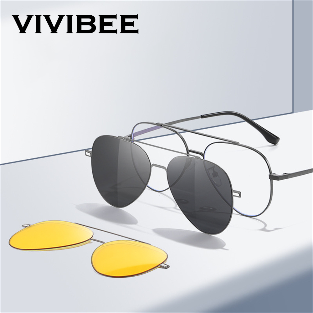 VIVIBEE Luchtvaart Magnetisch  - Sunglasses Aviator Polarized recensie en prijs