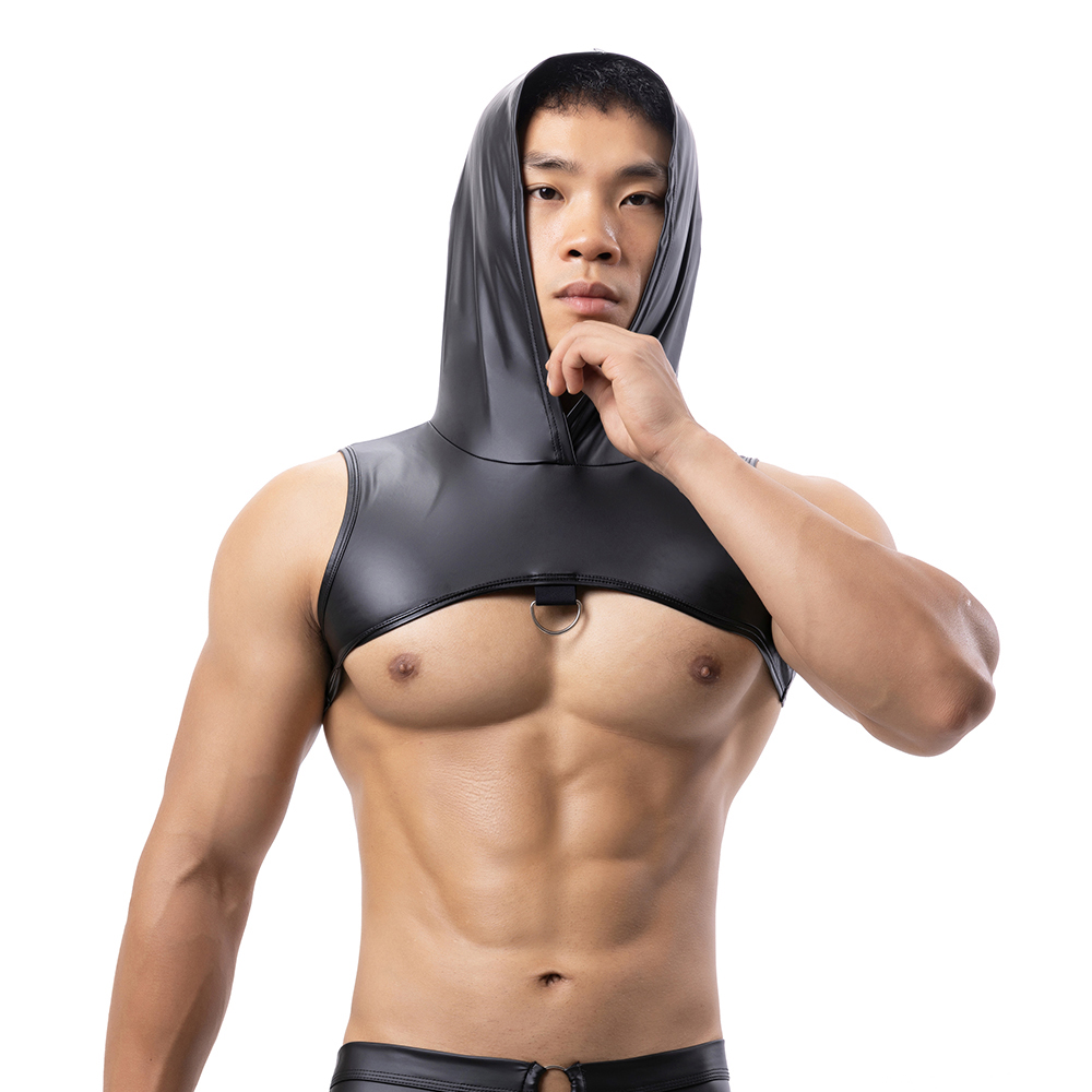 Mannen kunstleer fitness tankt - Tank Top Muscle recensie en prijs