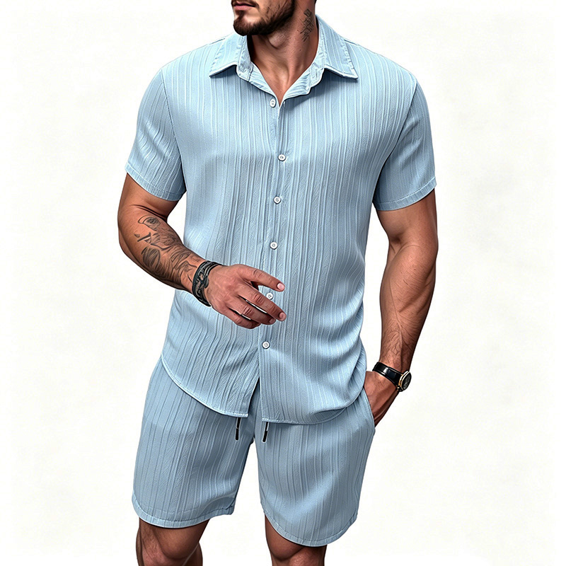 2026 Nieuwe Heren Verticale Kr - Shirt Camp Collar recensie en prijs
