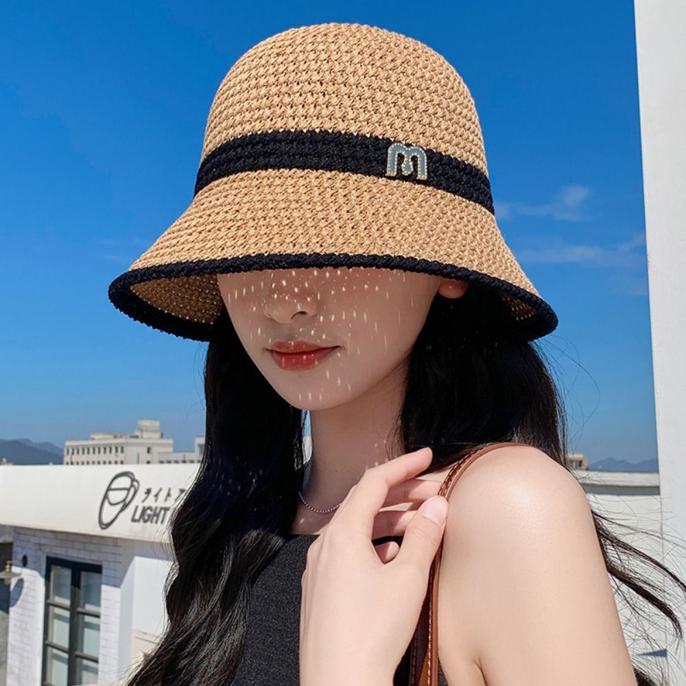 Elegante strik vissershoed opv - Bucket Hat Straw recensie en prijs